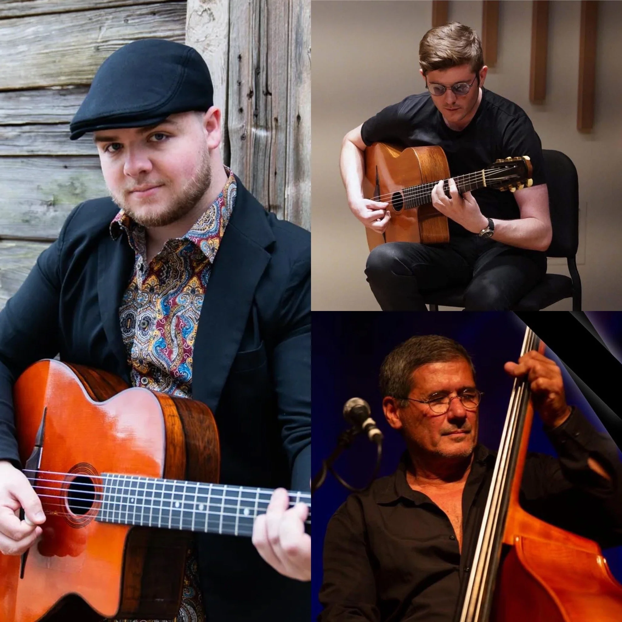 Manouche Guitars: ﻿﻿Henry Acker, Frank Anastasio, Tommy Davy 