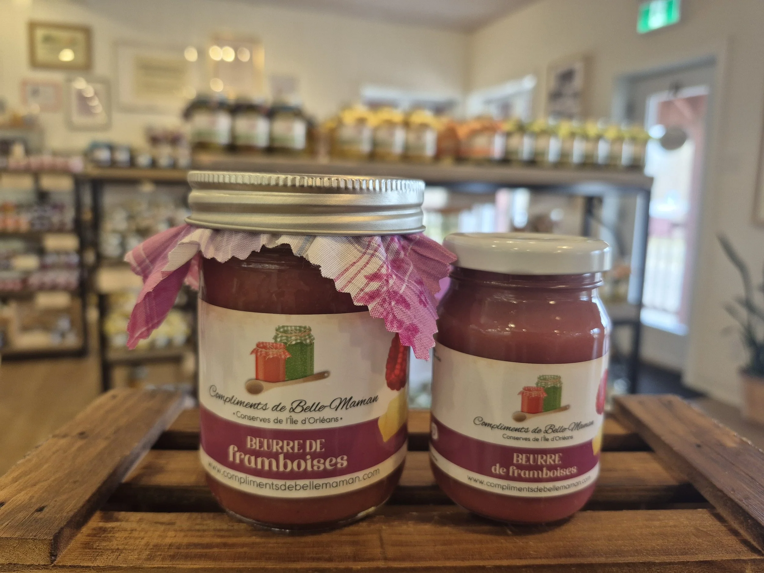Beurre de framboises