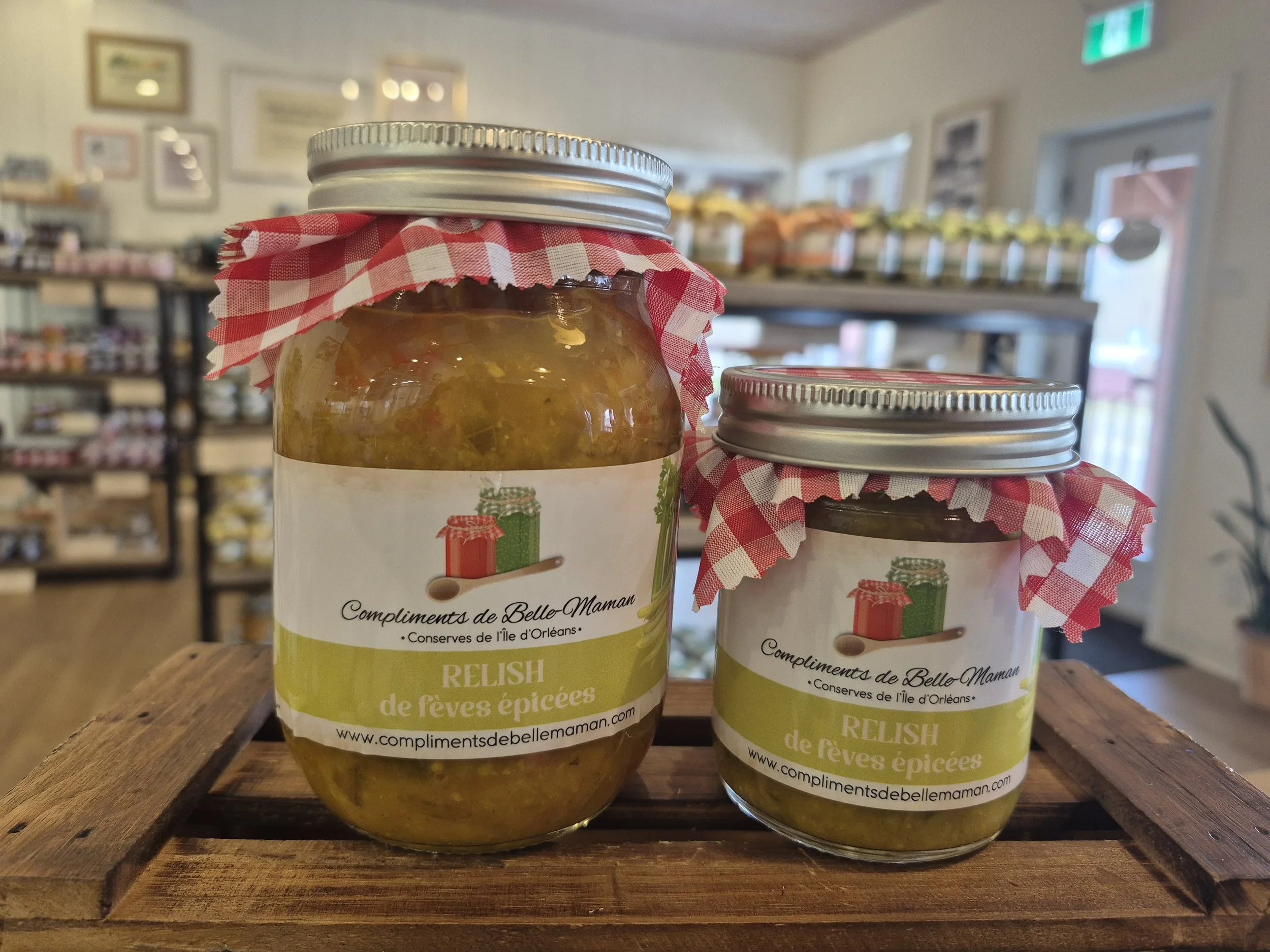 Relish de fèves épicées