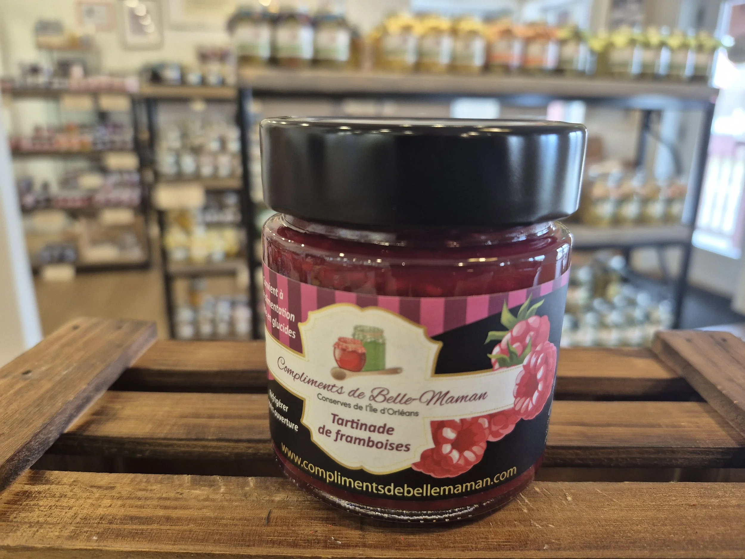 Tartinade de framboises