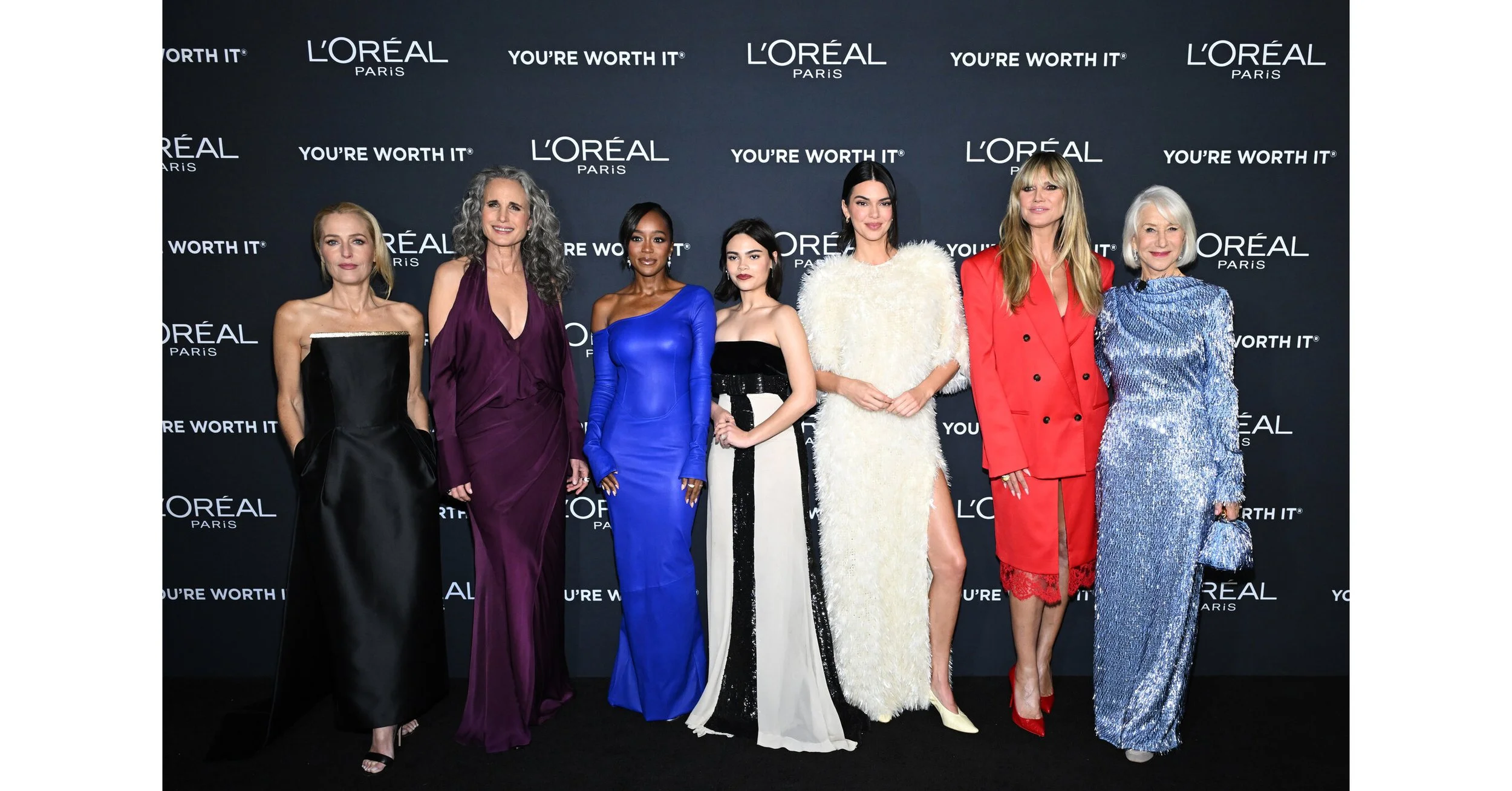 L'Oréal Paris Women of Worth 2026 (with Kendall Jenner, Helen Mirren, Andie MacDowell, Heidi Klum, Gillian Anderson, Aja Naomi King + Ariana Greenblatt)