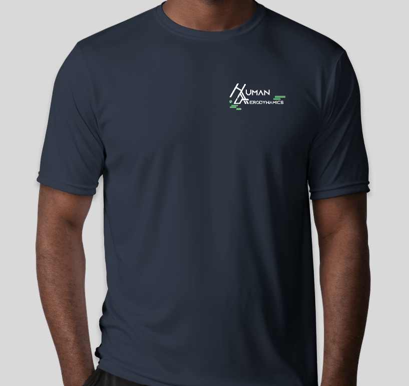 Human Aero Custom Mens Tee (Navy front).png