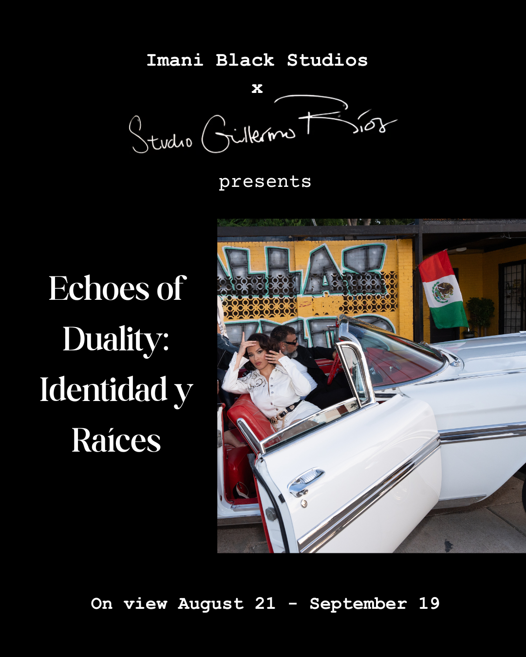 Imani Black Studios Reunites with Studio Guillermo Rios for Echoes of Duality: Identidad y Raíces