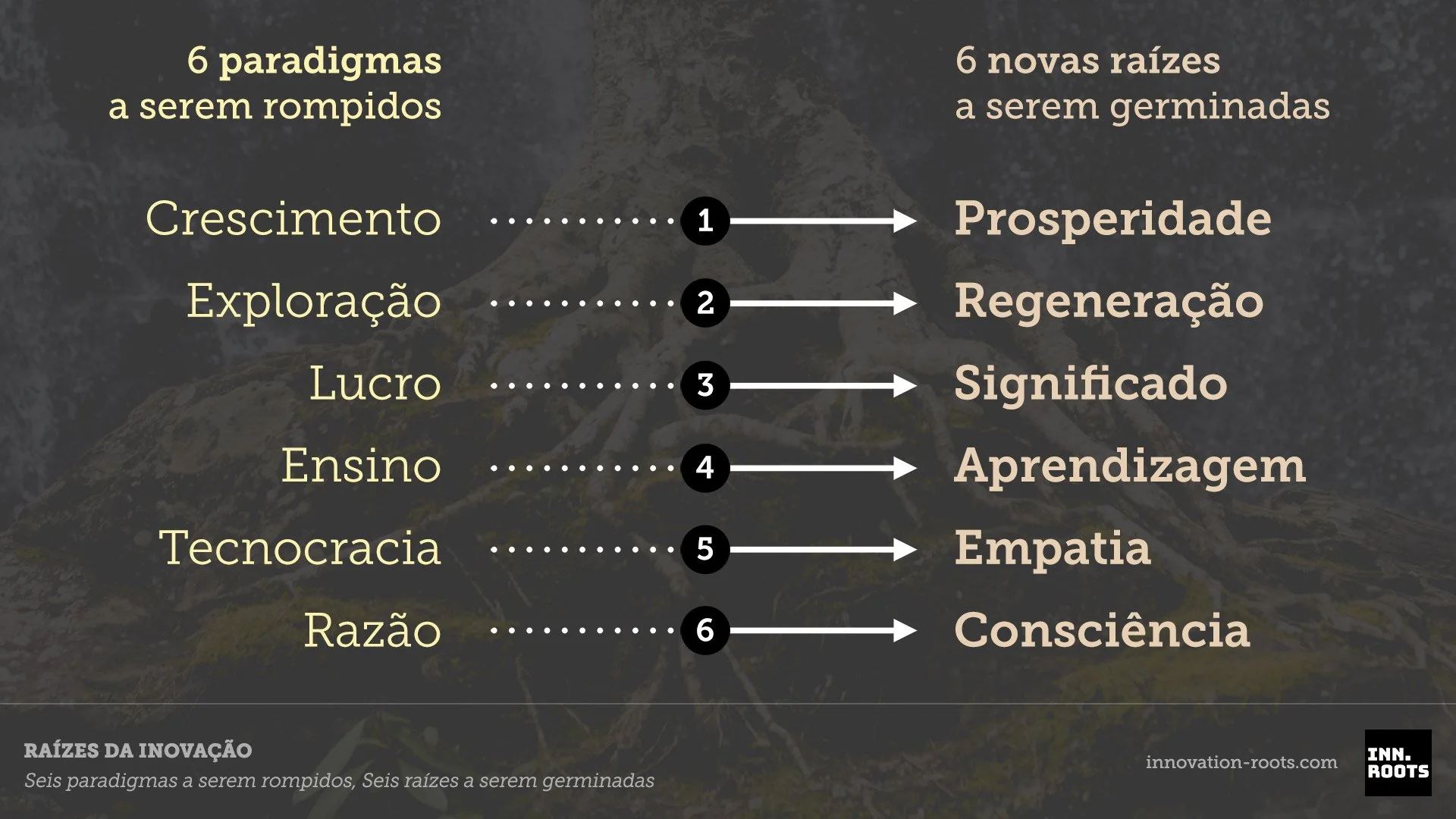 Conteúdo relacionado: Lentes do Inn.Roots - As seis raízes da inovação para o nosso tempo