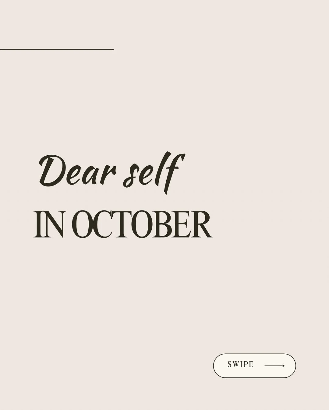 Rome wasn&rsquo;t built in a day and neither am I. I&rsquo;m still working on my consistency and discipline, but each step forward is proof I&rsquo;m building something stronger. October is about progress, not perfection &mdash; and I&rsquo;m leading