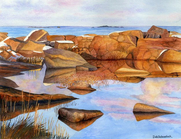 "First Snow at Flat Rocks"  $1,200