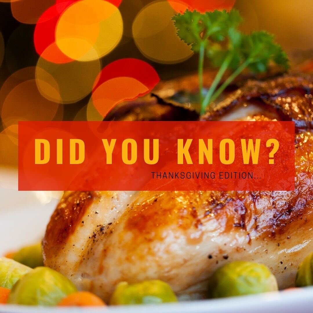 Happy Wellness Wednesday! 

🍅🥑🍓🍑🍅🍍🥑🍇

Thanksgiving is around the corner so here are some facts that we all should familiarize ourselves with!

⚡️⚡️⚡️⚡️⚡️⚡️

Comment what you&rsquo;re looking forward to in this year&rsquo;s thanksgiving! 

🦃 