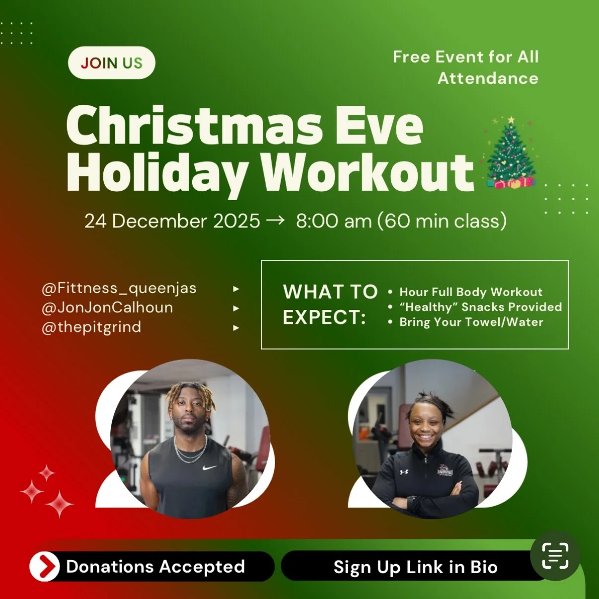 It&rsquo;s That Time Again! 

Sweat 💦 Before The Sleigh ❄️⛄️🎅

Celebrate &amp; enjoy a FREE holiday workout with the PIT family before you celebrate with yours.🎄

#hoildayworkout  #christmas  #givingback #explorepage✨

linkinbio