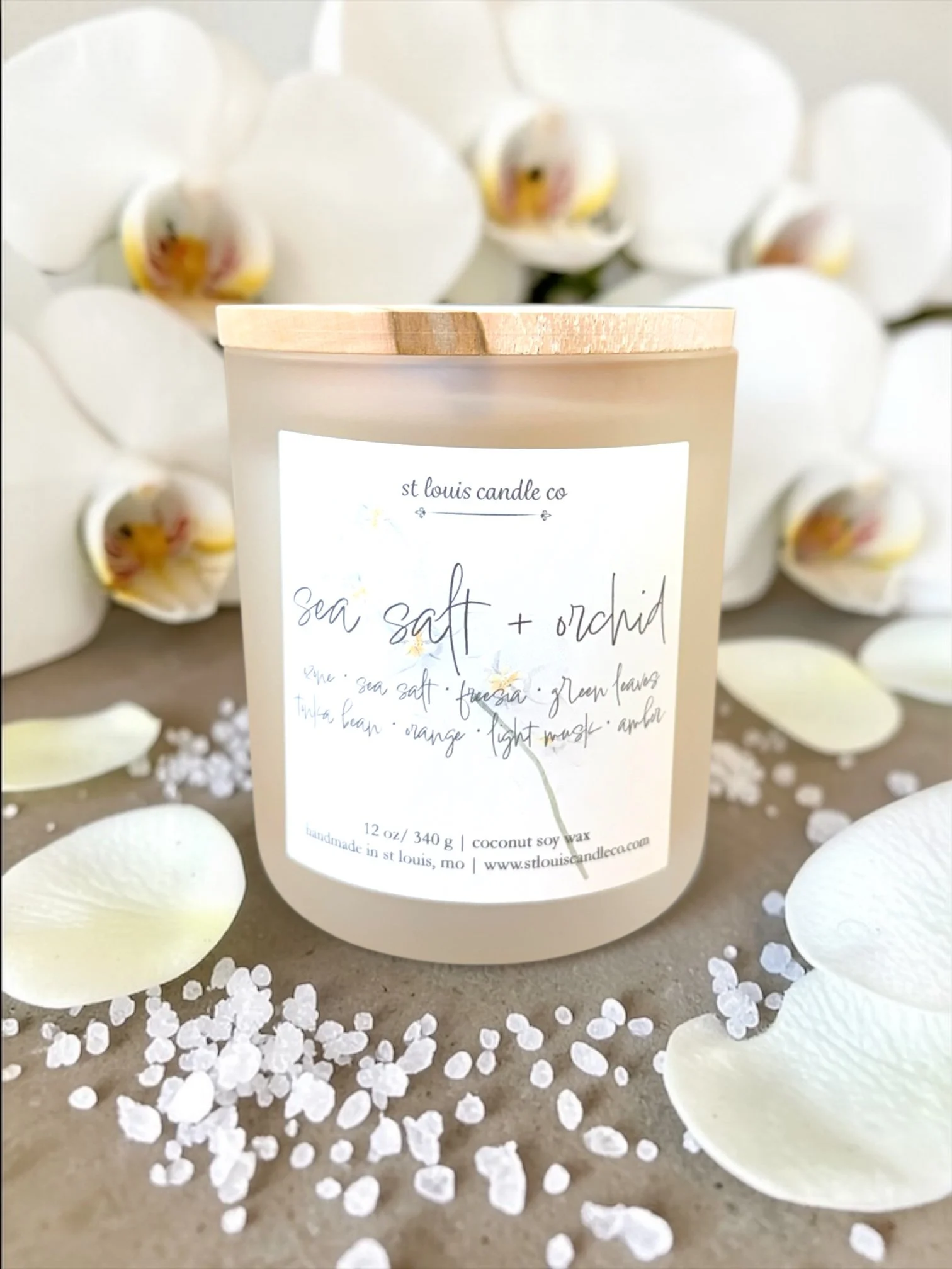 sea salt + orchid