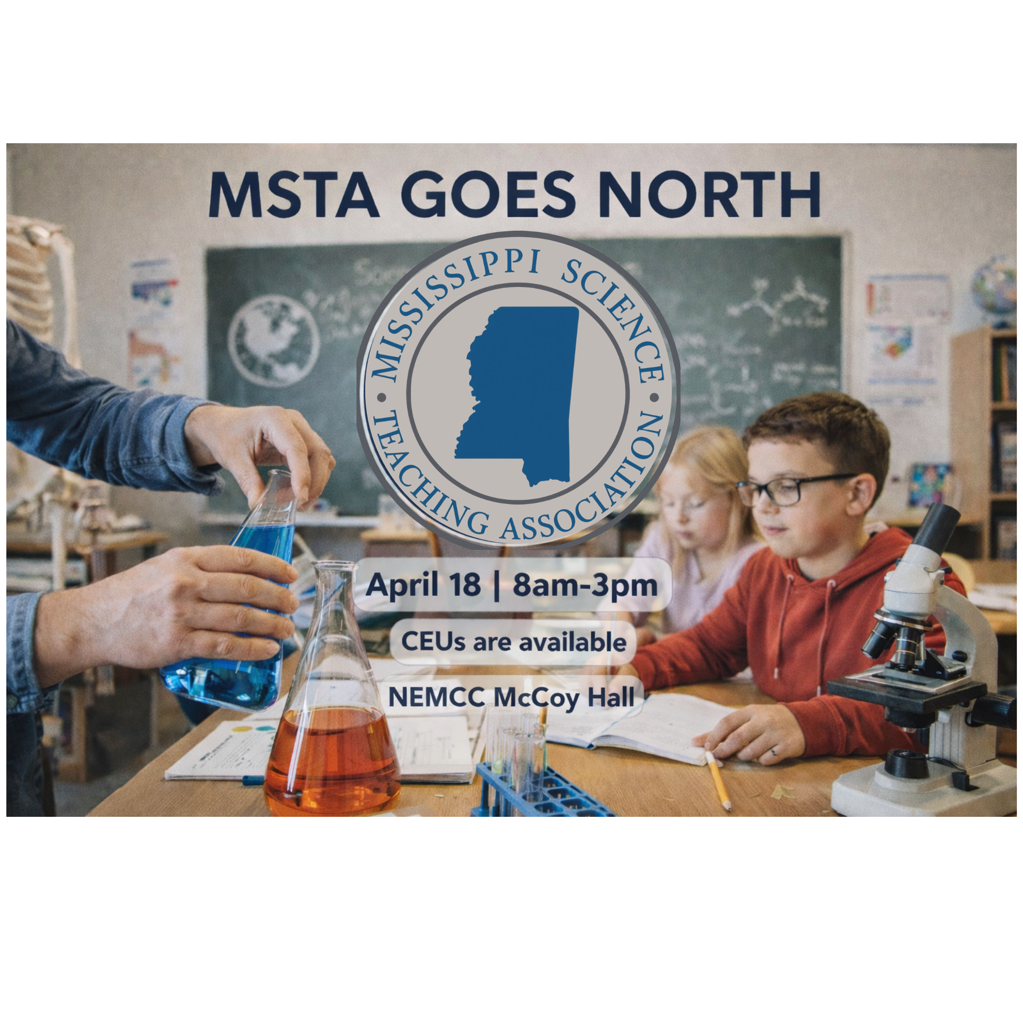 MSTA Goes North graphic logo