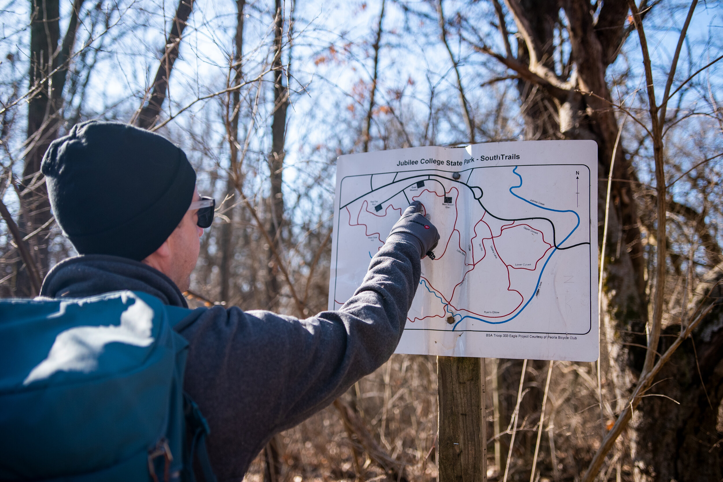 Jubilee College State Park Campground Map