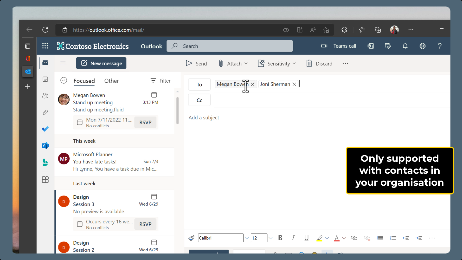 Adding a Loop Component to Outlook email — Modern Work Mentor