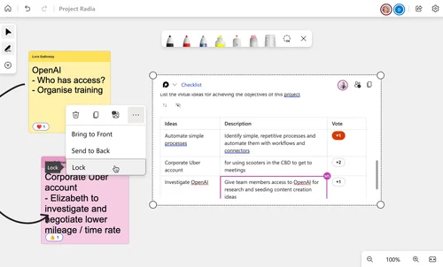 Microsoft Loop components in Word Online and Microsoft Whiteboard ...