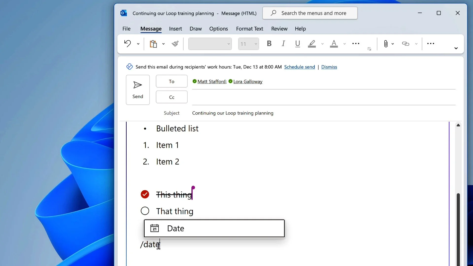 Microsoft Loop components and atomic collaboration — Modern Work Mentor
