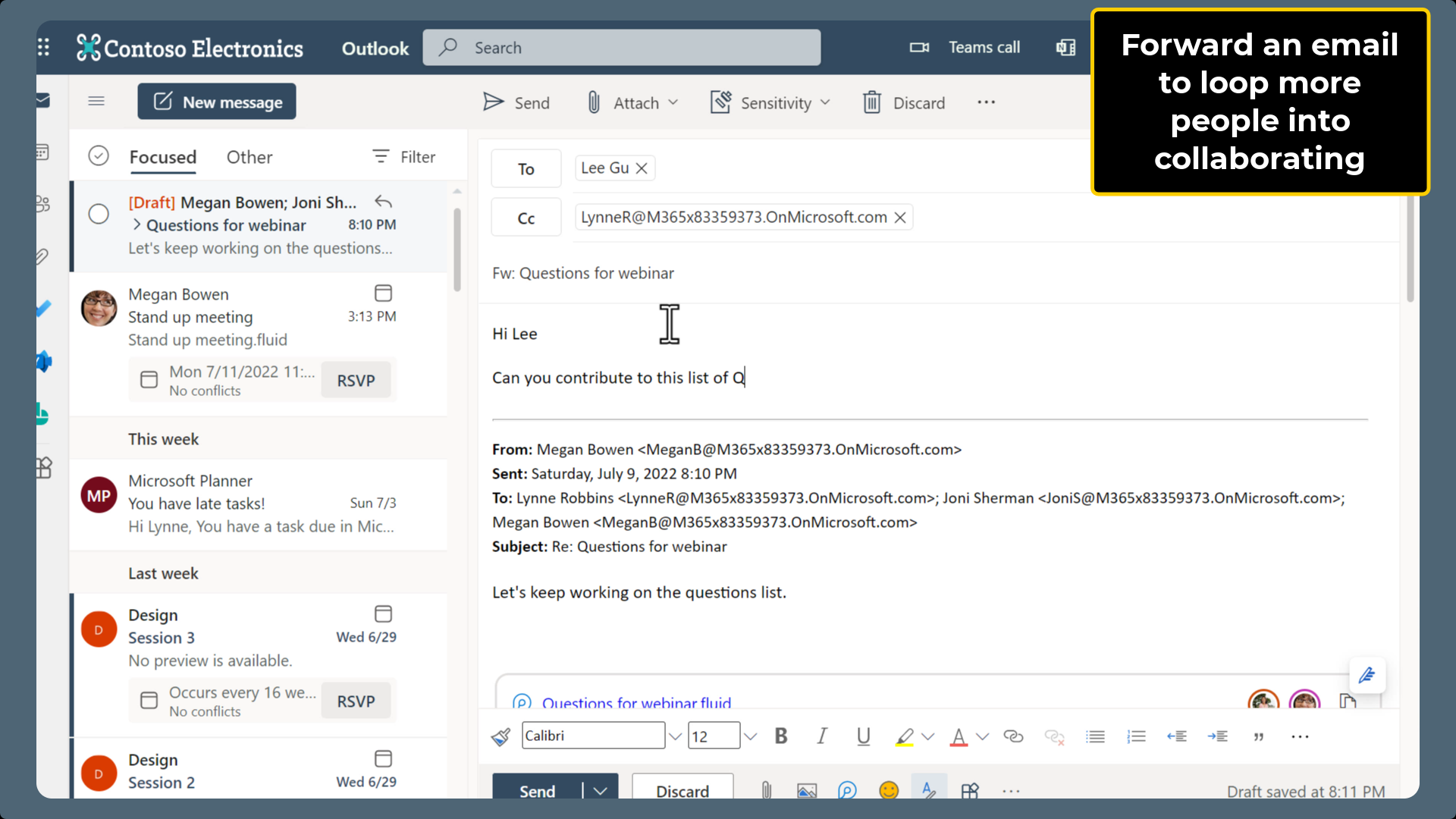 Adding a Loop Component to Outlook email — Modern Work Mentor
