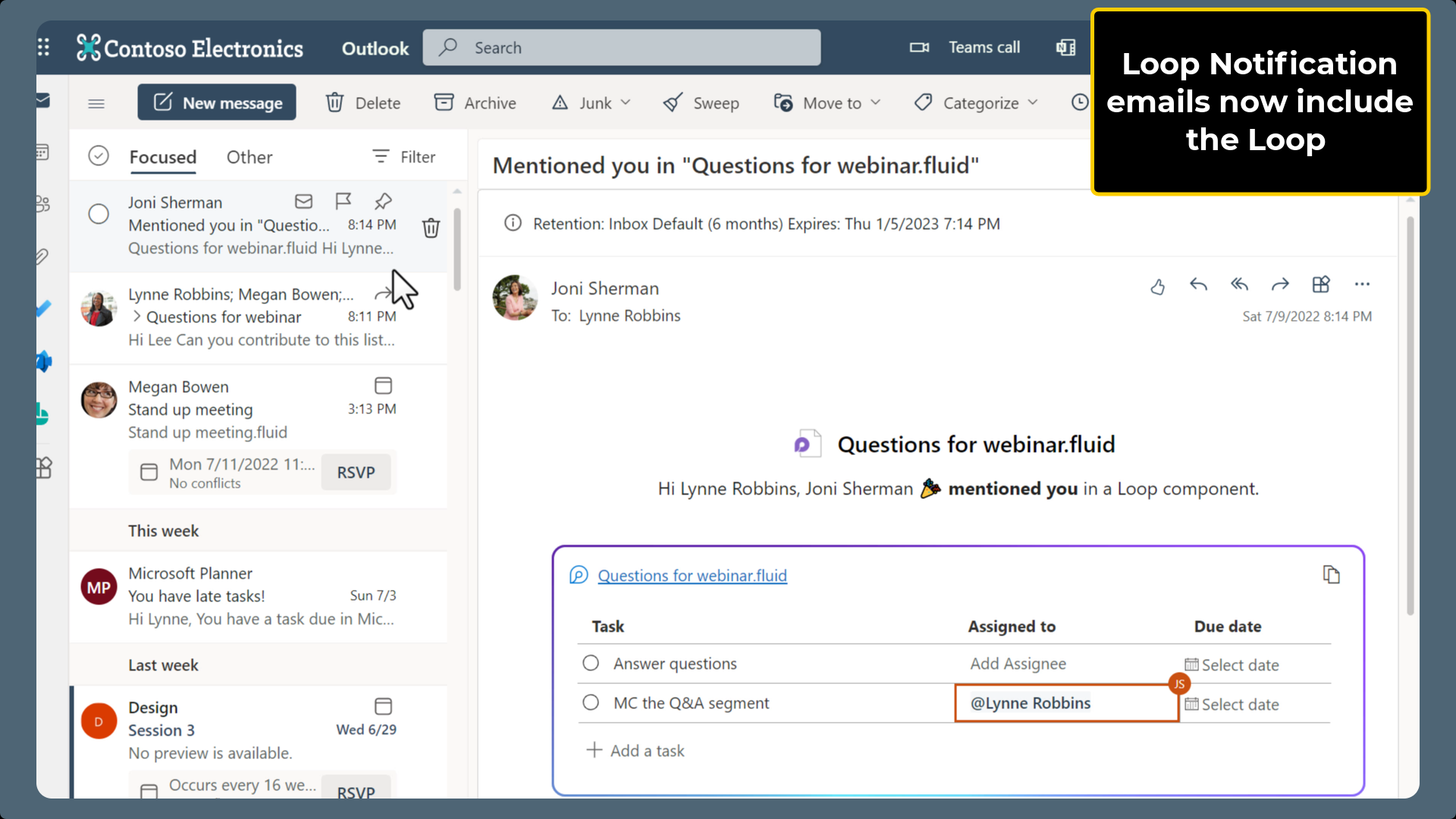Adding a Loop Component to Outlook email — Modern Work Mentor
