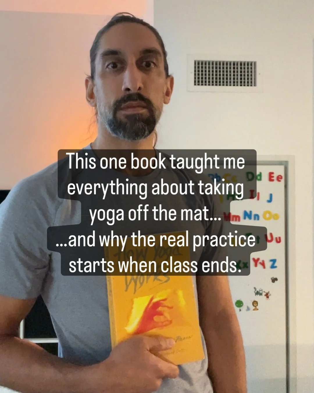Yesterday I said I&rsquo;m not here to influence you into buying more things &mdash;
I&rsquo;m here to empower you to feel good through yoga.

And this book, How Yoga Works, is a huge part of why I teach the way I do.

It taught me that yoga isn&rsqu
