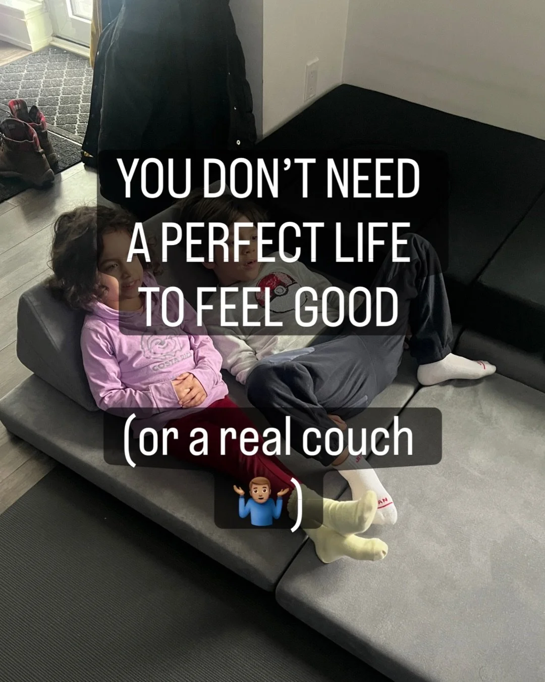 The problem isn&rsquo;t your schedule.

It&rsquo;s the belief that yoga requires perfect conditions.

We&rsquo;ve been sold the idea that you need:

More space.
More time.
More silence.
More control.

Then you&rsquo;ll feel calm.
Then you&rsquo;ll st