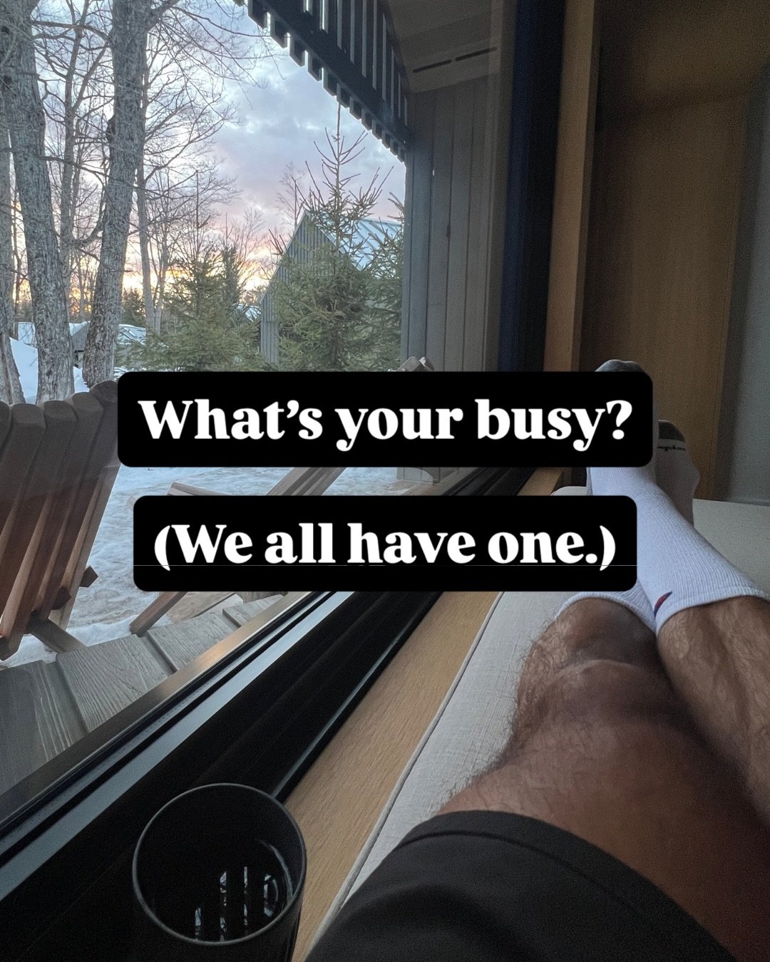 You&rsquo;re not too busy.
You&rsquo;re just overloaded.

There&rsquo;s a difference.

Too busy sounds like a time problem.
Overloaded is a nervous system problem.

You don&rsquo;t need a 60-minute class.
You don&rsquo;t need a perfect routine.
You d
