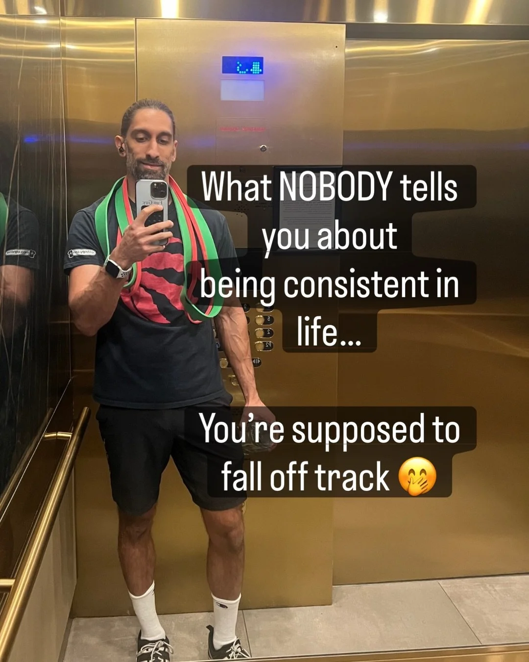 We spend so much time trying to stay &ldquo;on track&rdquo;&hellip;

But if you&rsquo;re busy, tired, juggling work, life, everything &mdash; you&rsquo;re going to fall off at some point.

I fell off a goal simply because I took a break. Intentionall