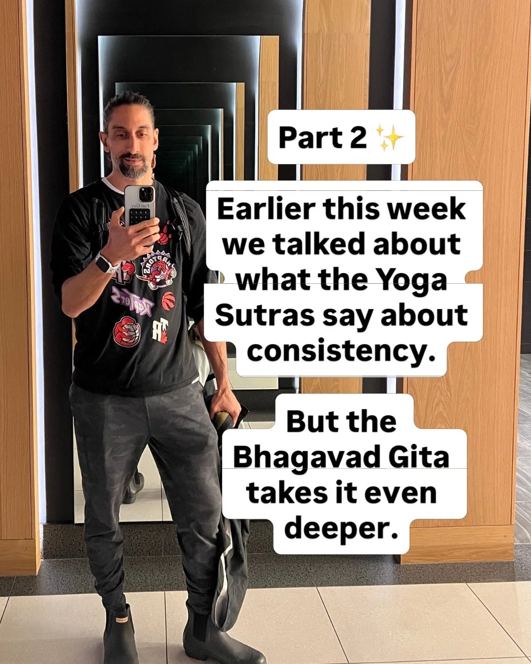Part 2 ✨

The Bhagavad Gita teaches that yoga isn&rsquo;t about chasing perfect results.

It&rsquo;s about returning to the practice with steadiness again and again.

This shift changes everything:
how you handle stress,
how you approach flexibility,