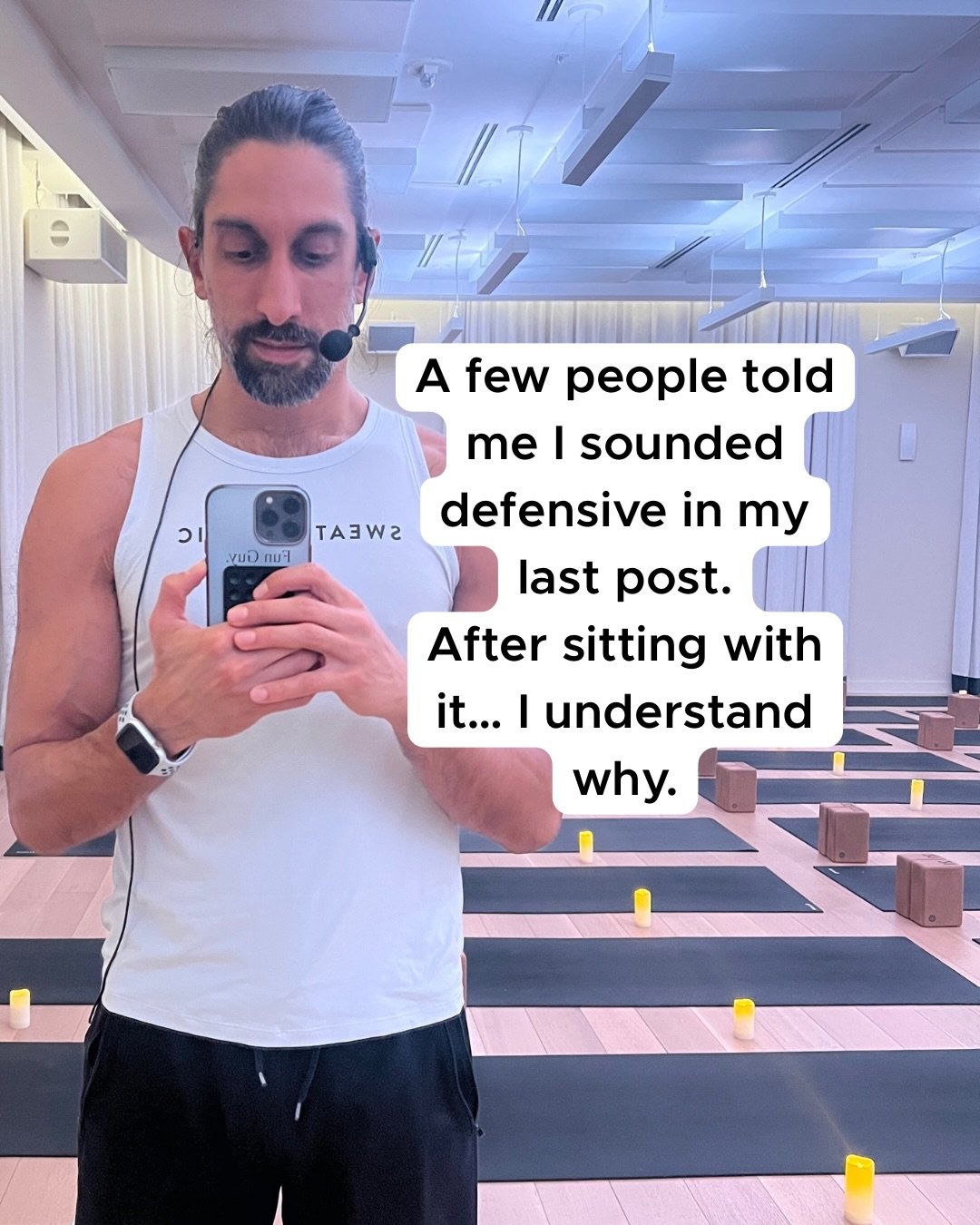 I sat with a lot of the feedback and comments on my last couple posts before making this one.

Some people felt I sounded defensive.
Some people felt deeply seen.
Some people felt uncomfortable.

And honestly&hellip; all of that probably deserves ref