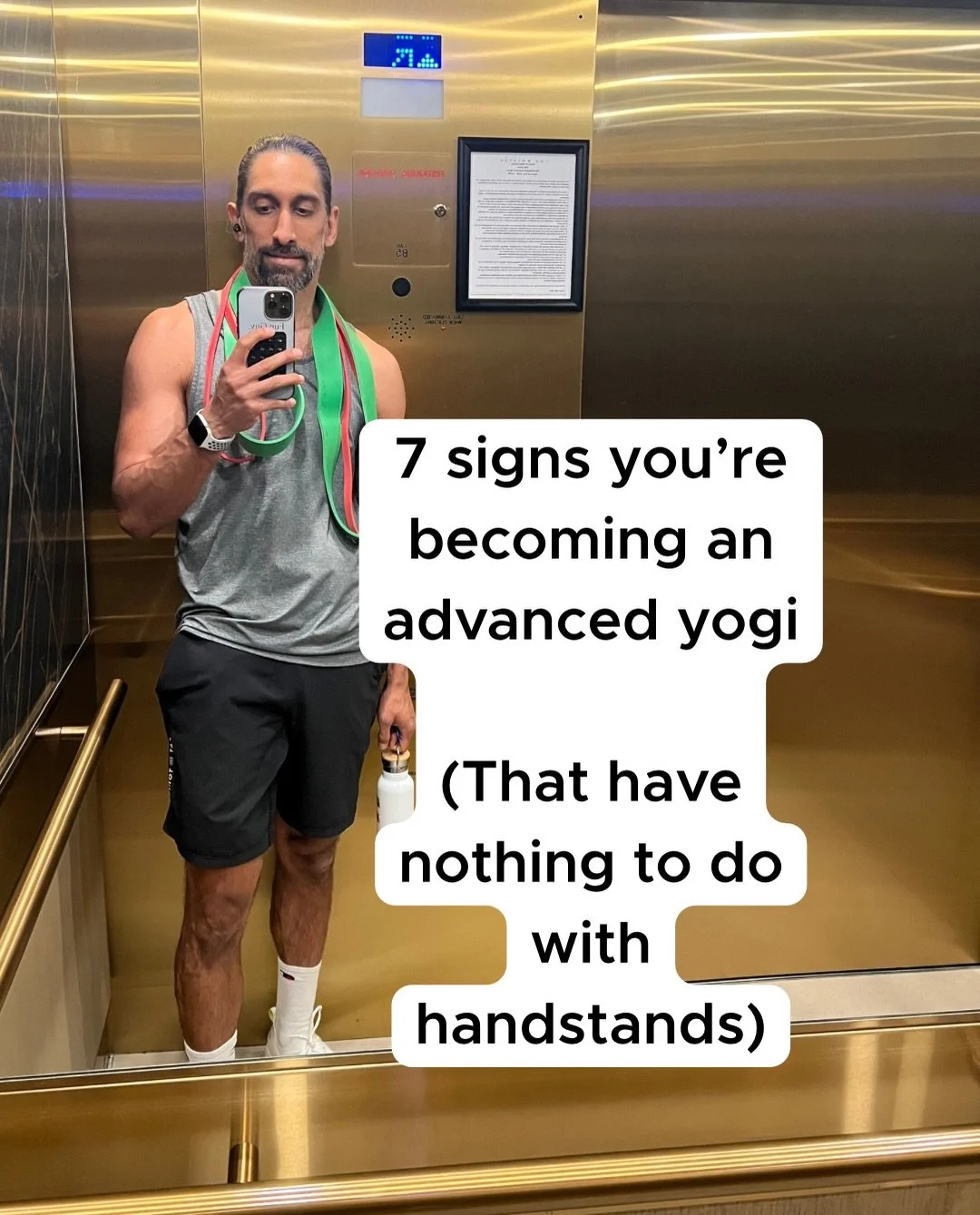 What does advanced yoga actually look like?

Not handstands.
Not arm balances.
Not touching your toes.

In my experience, it looks more like this:

1️⃣ Taking child&rsquo;s pose before you&rsquo;re exhausted.

2️⃣ Breathing slowly when things get unc