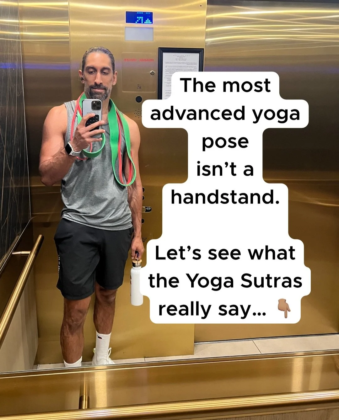 When most people think of advanced yoga, they think of handstands, arm balances, and pretzel-like poses.

The Yoga Sutras point us in a different direction.

Advanced yoga isn&rsquo;t about what shape your body can make. It&rsquo;s about awareness. A