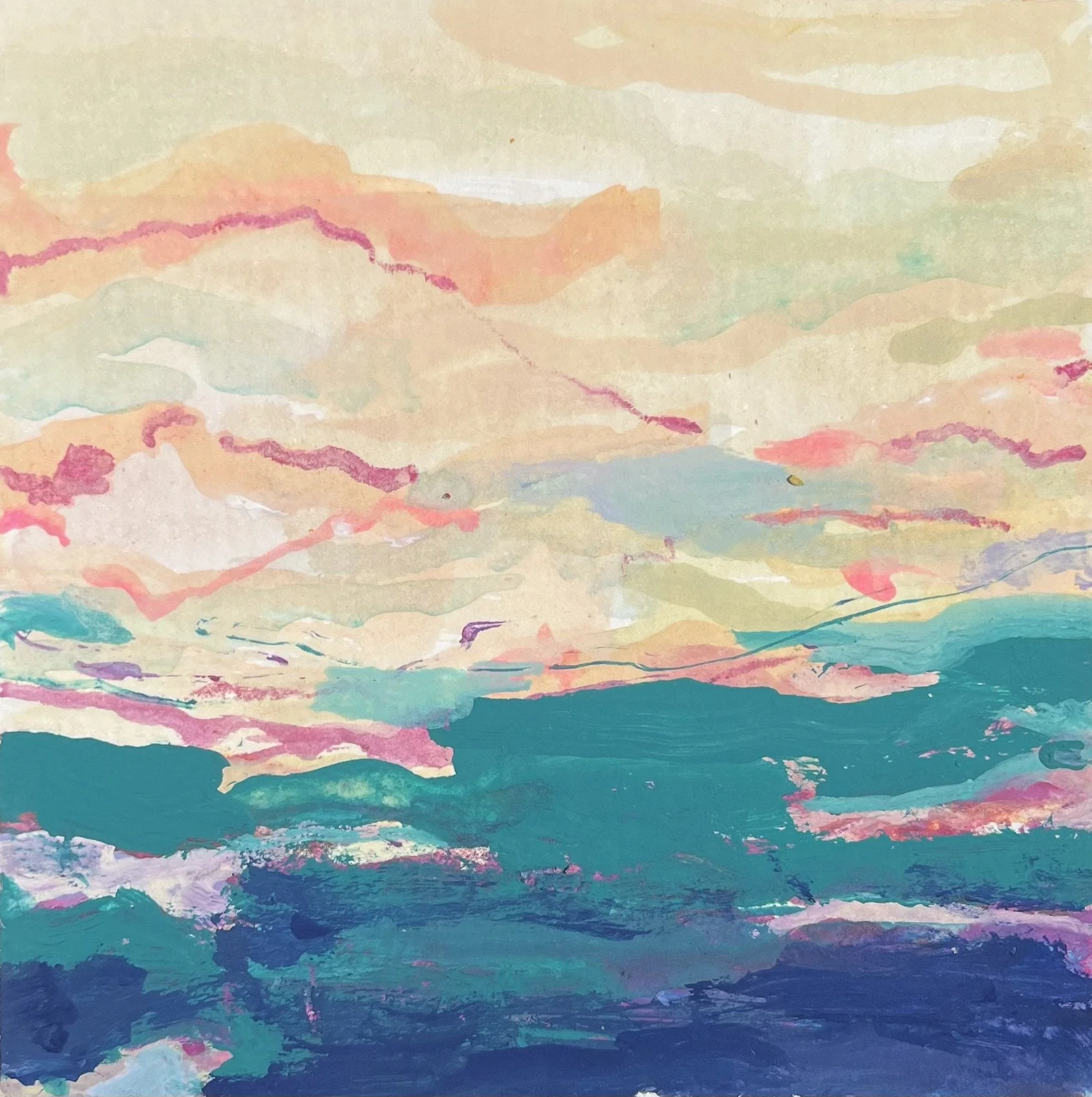 Somewhere Only We Know 4x4 inches