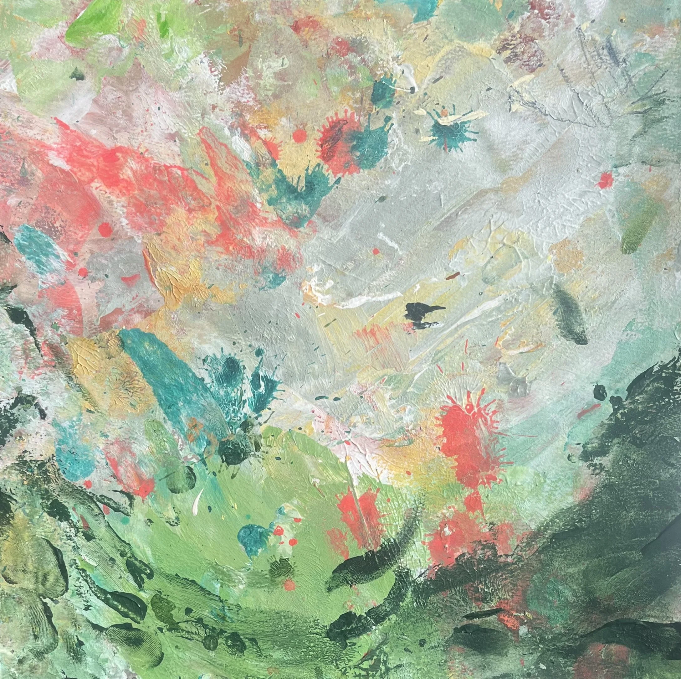 Sister: An Identity I Remember How to Inhabit (My Siblings will hear me call them by name again) 11.5x11.5 inches