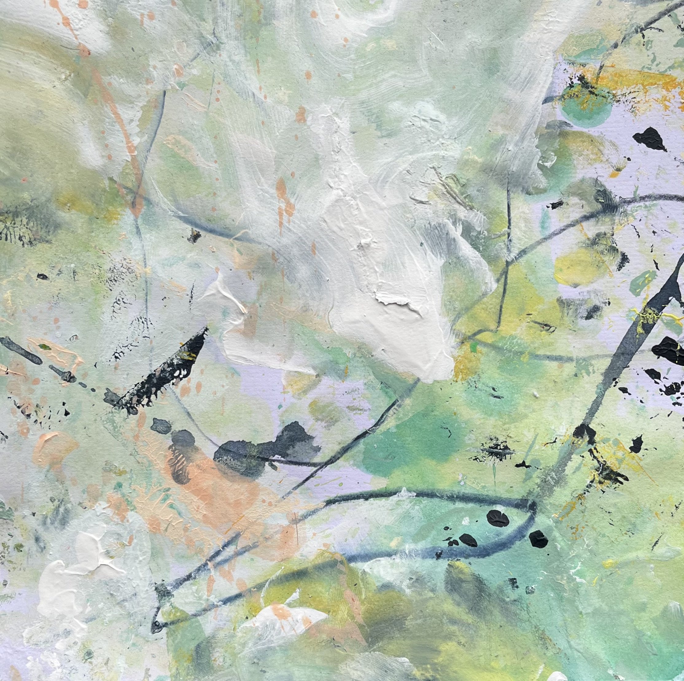 Retracing Steps (How Do I Rewrite a Different Ending?) 9x9 inches