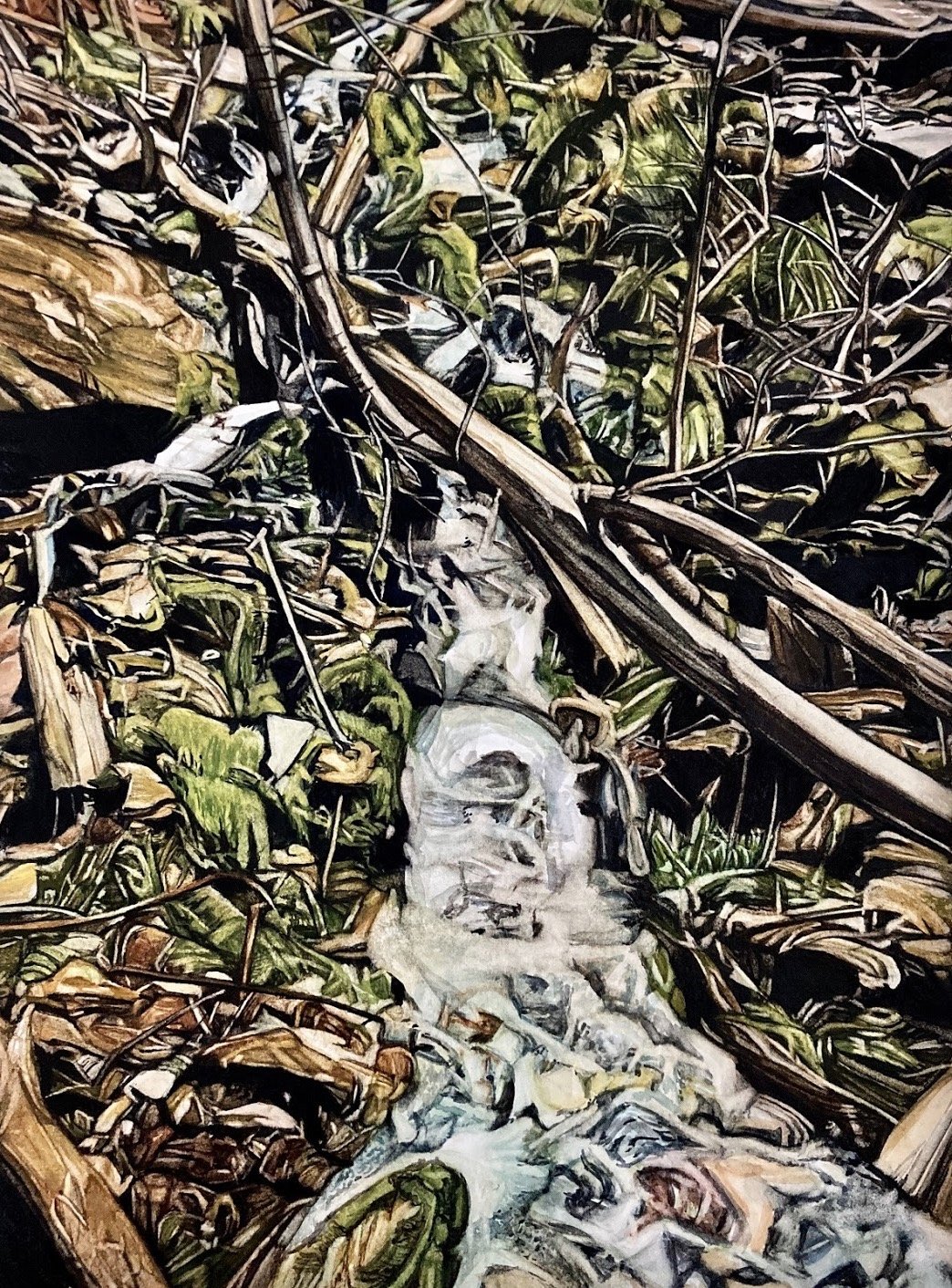 Malanaphy Springs, Watercolor // $550.00
