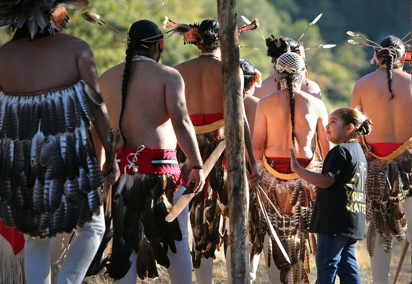 Lakehead, CA — Traditional dances are an important part of Winnemem Wintu culture. In 2004, with plans for a Shasta Dam Enlargement Project moving forward, they decided to do a war dance for the first time in more than 100 years. September 30, 2018.