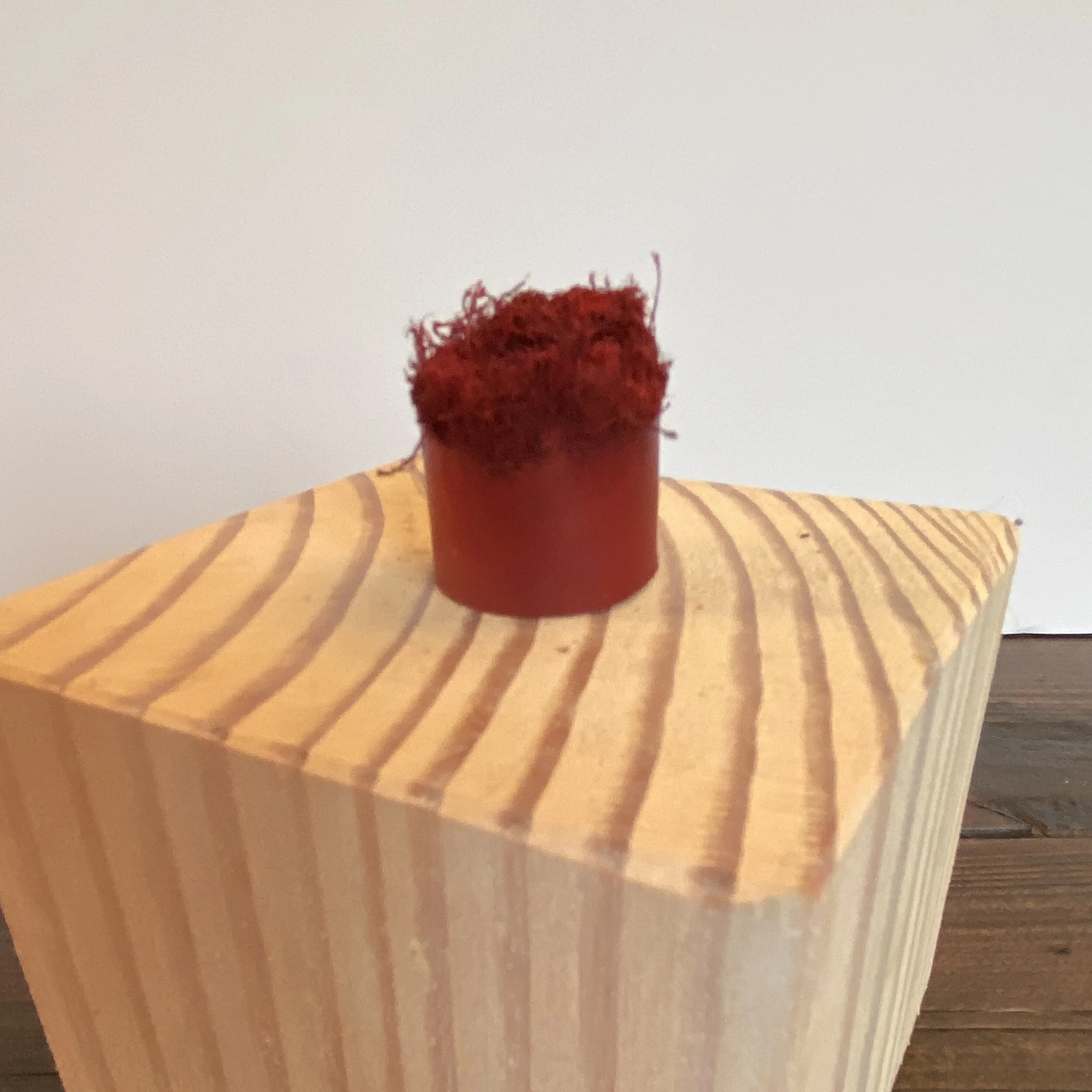 Unique Red Fringe Ring