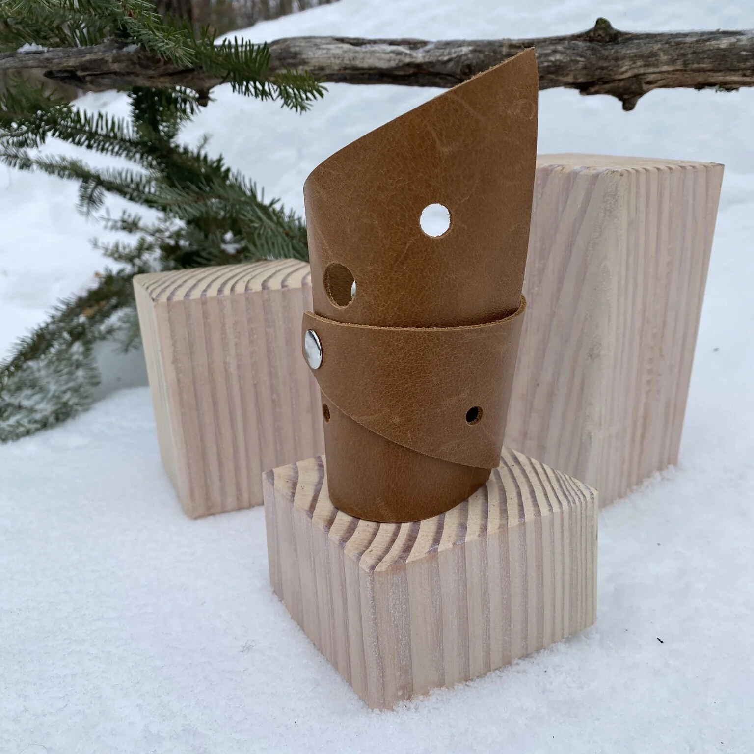 Incarceration Honey Leather Cuff