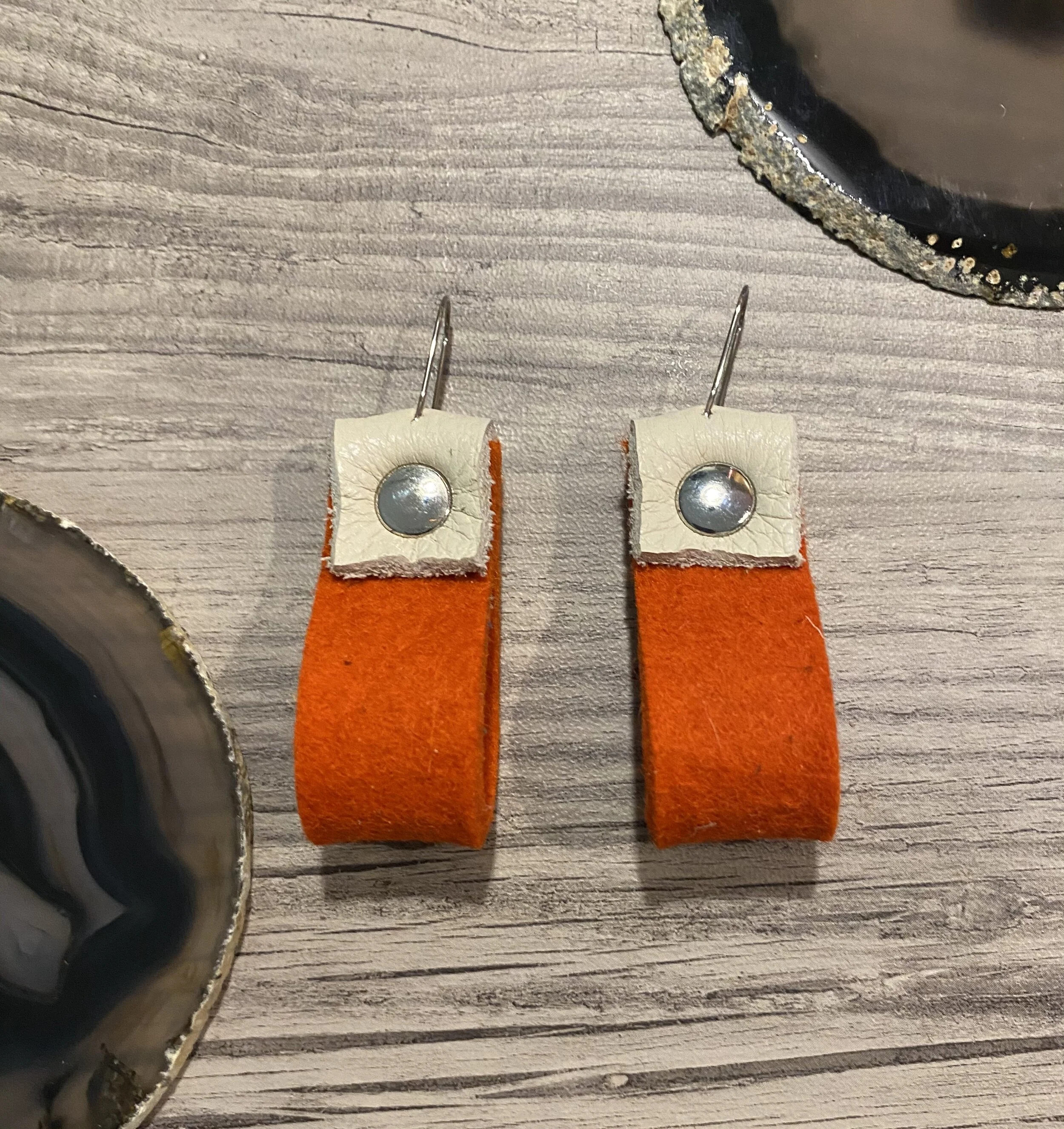 Orange Deux Earring