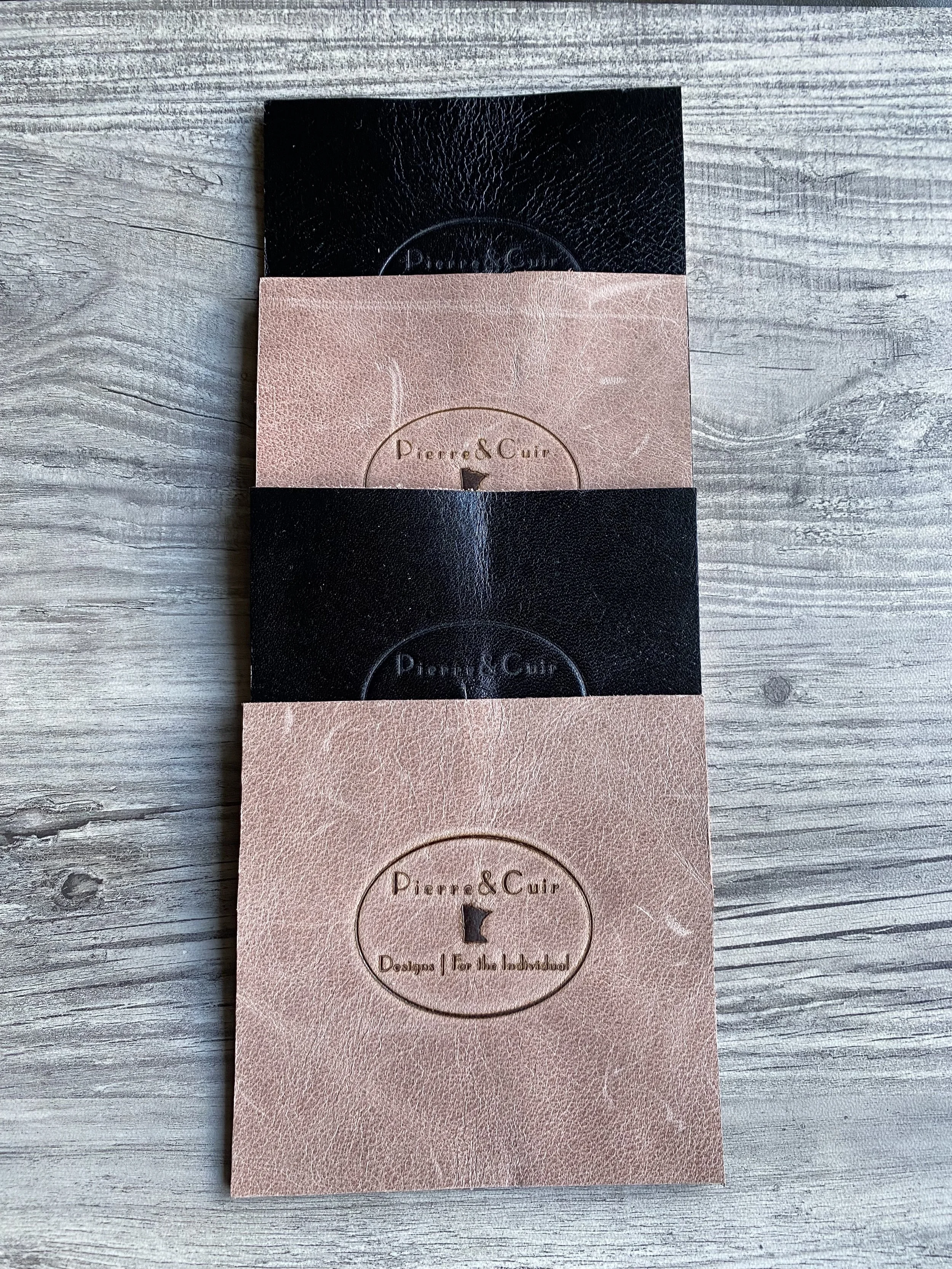 Double-side Leather Coasters
