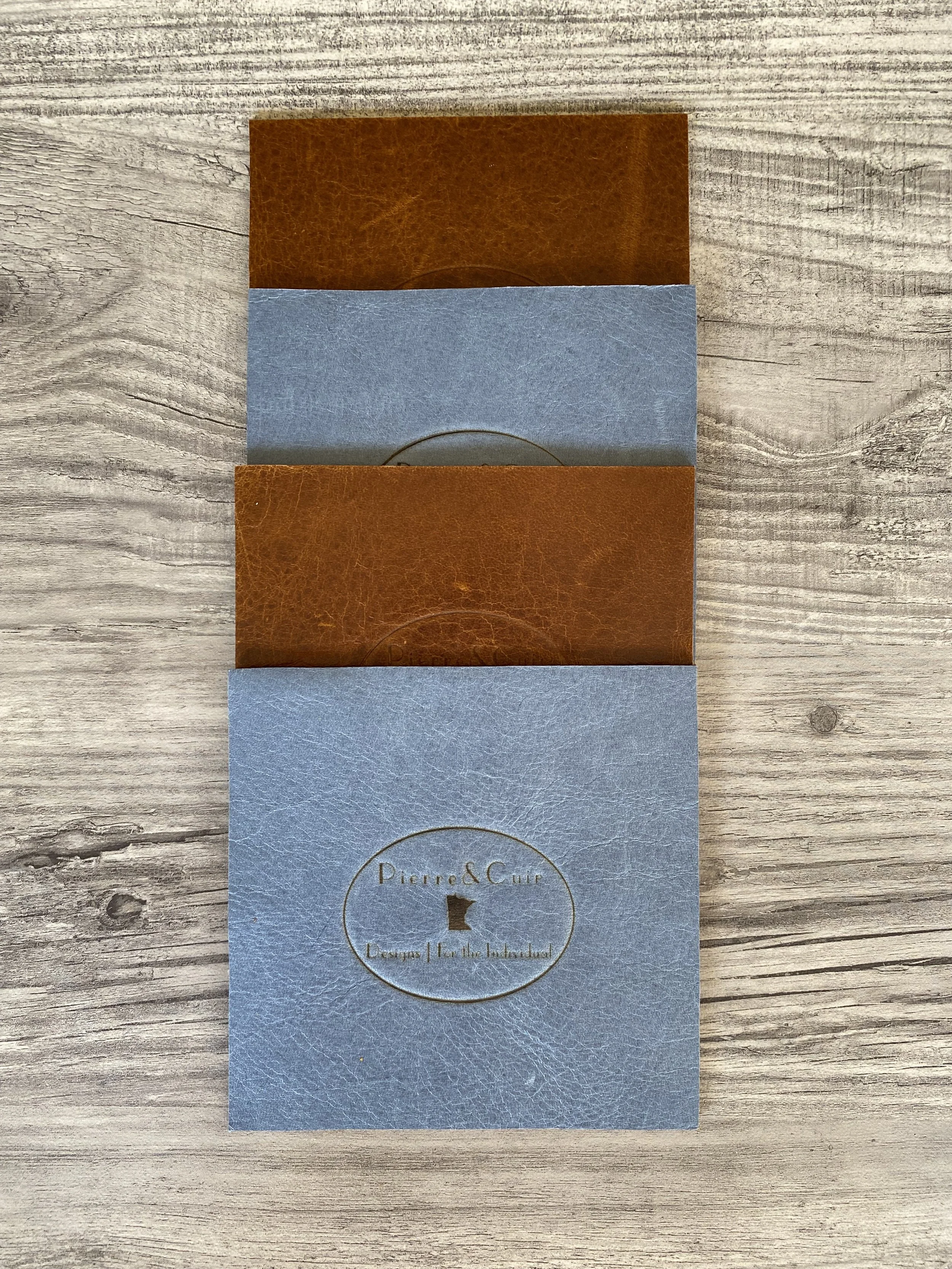 Double-sided Leather Coasters