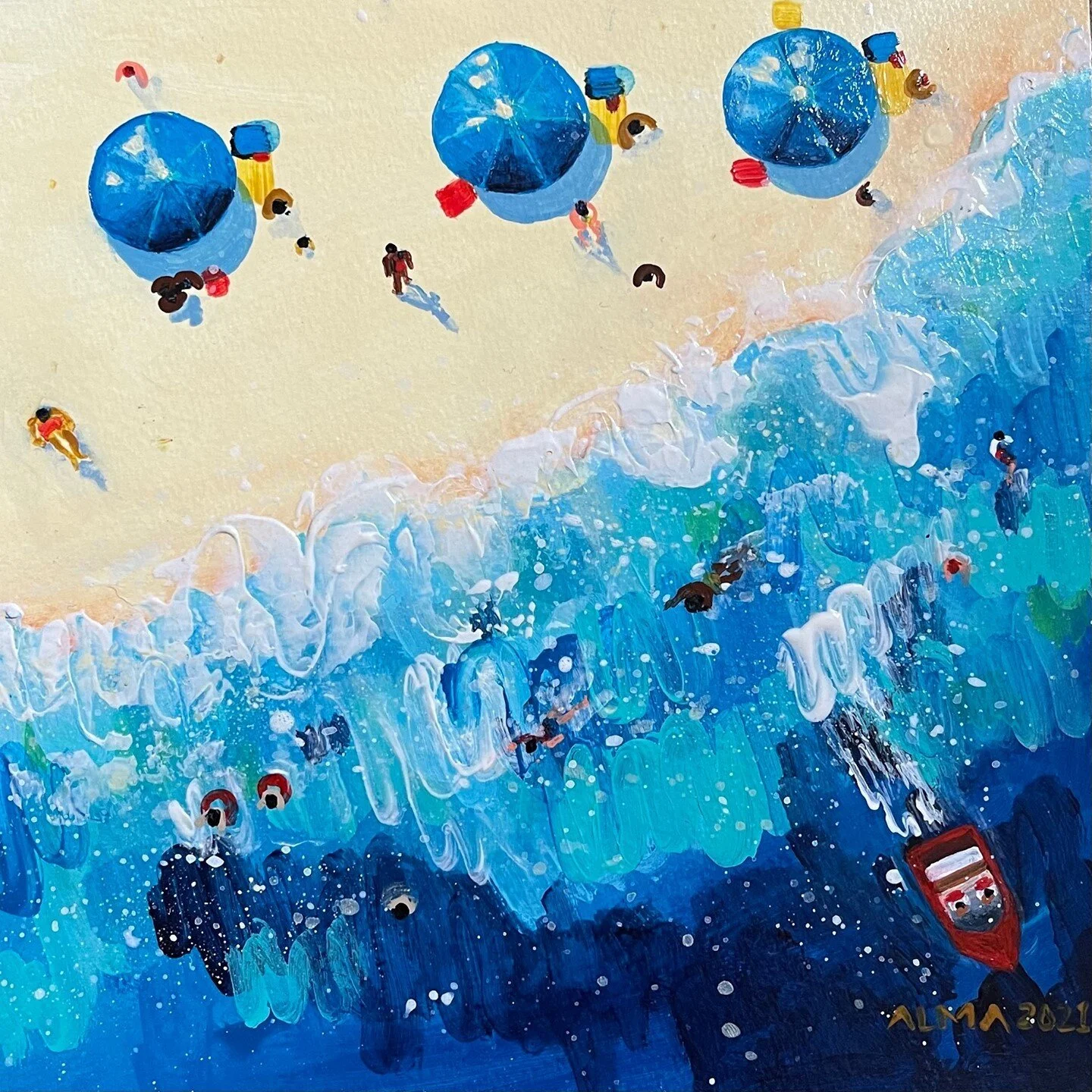 Clear Sunny Day I
Another vibrant abstract peice that will surely bring sheer joy into your home! 🌊💙☀

For details , please check at www.almatipon.co.uk
&bull;
&bull;
&bull;
&bull;
#summerart #art #summer #artist #feelgood #painting #artwork #sunsh