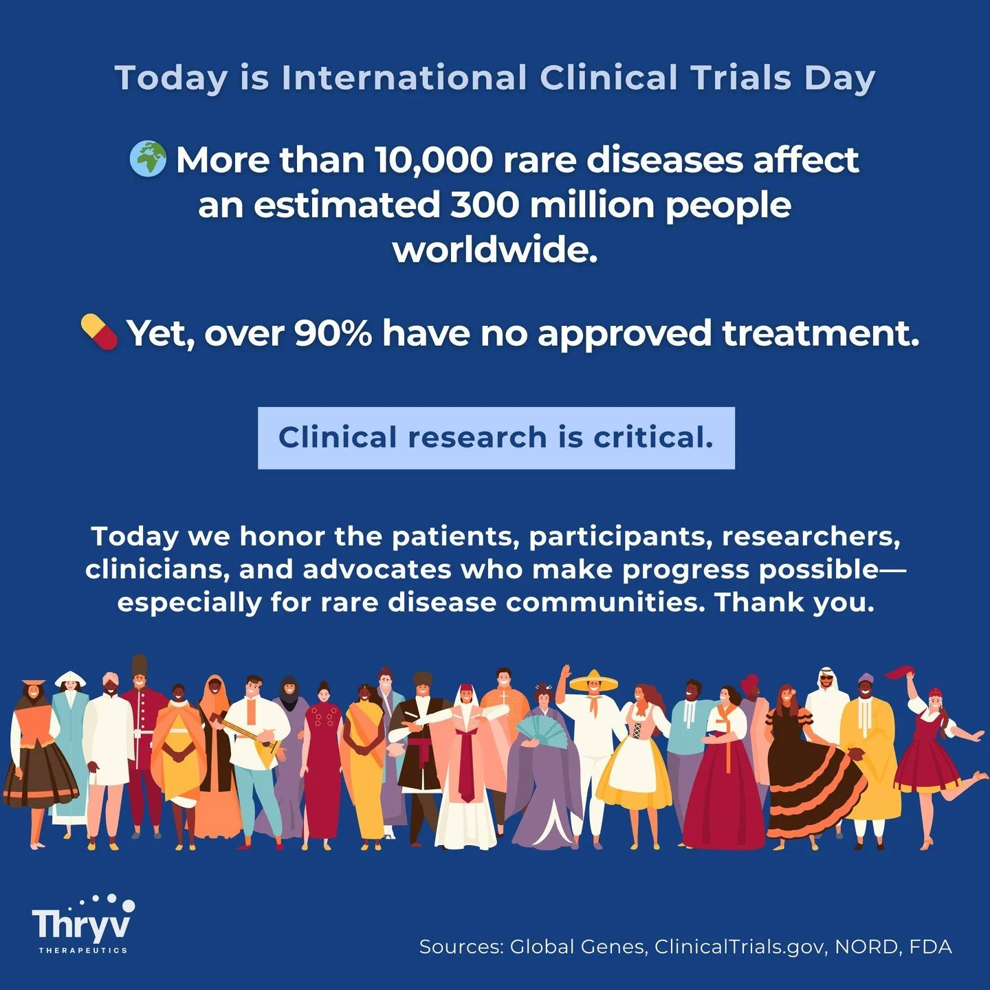 🌍 Today on International Clinical Trials Day, we shine a light on the importance of clinical research&mdash;especially in the fight against rare diseases, where each trial offers a critical opportunity for progress and hope. 

From the patients who 