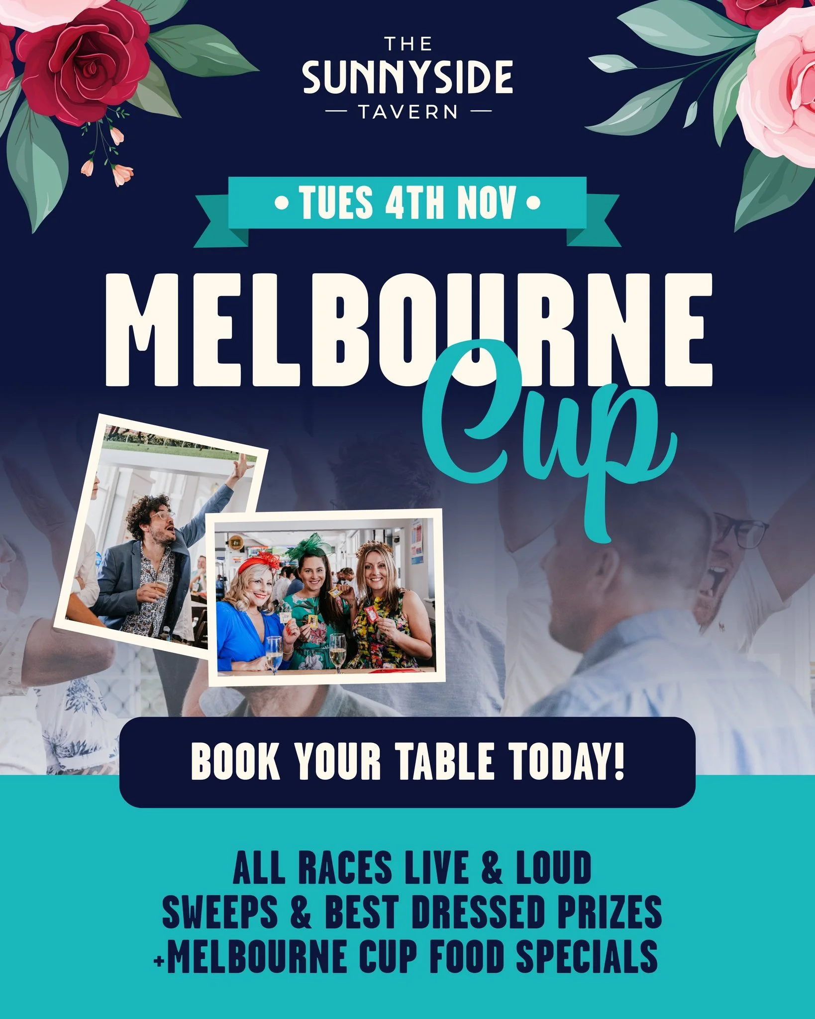 The Melbourne Cup is just around the corner! 🏇 Gather your mates, dress to impress, &amp; enjoy our Melbourne Cup food specials while watching the races LIVE &amp; LOUD 🍻

We&rsquo;ll also have sweeps and best dressed prizes on the day 👏

Bookings