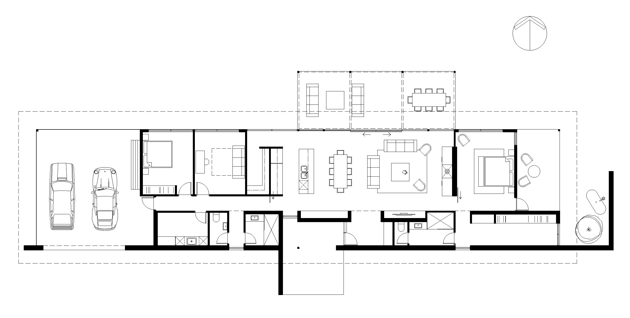 Horrocks residence floor plan.