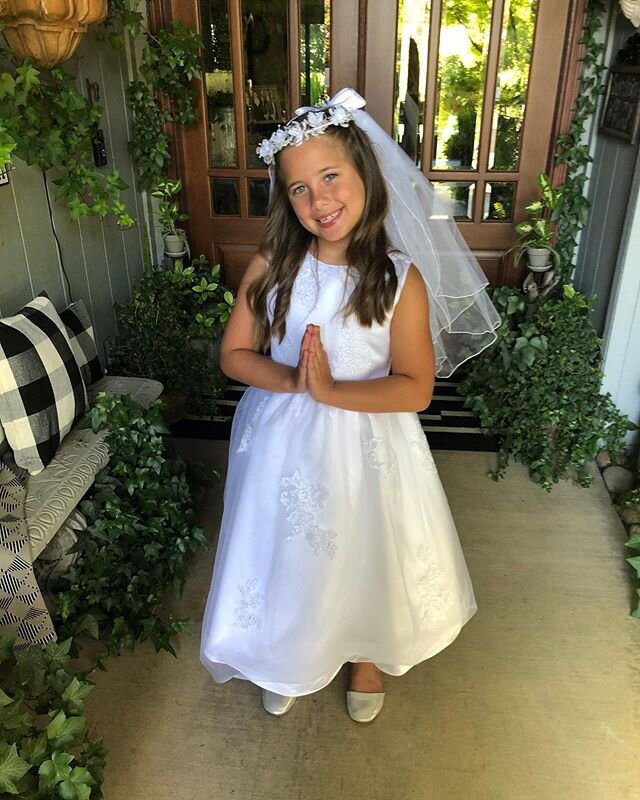 First Holy Communion for our Illiana Greigh! 💗🙏 #illianagreigh #firstholycommunion