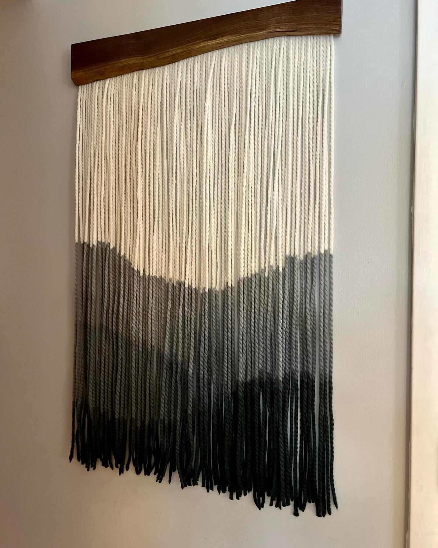 I&rsquo;m so excited I was able to get my hands on this amazing price by @wooltimber! She sells out in minutes! 

#localartist 
#mahtomedi 
#tapestry