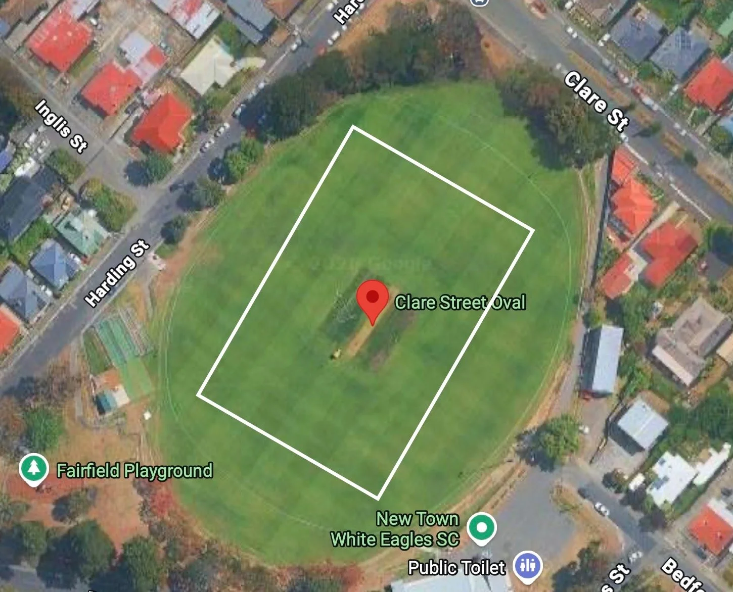 Clare Stree Oval, New Town