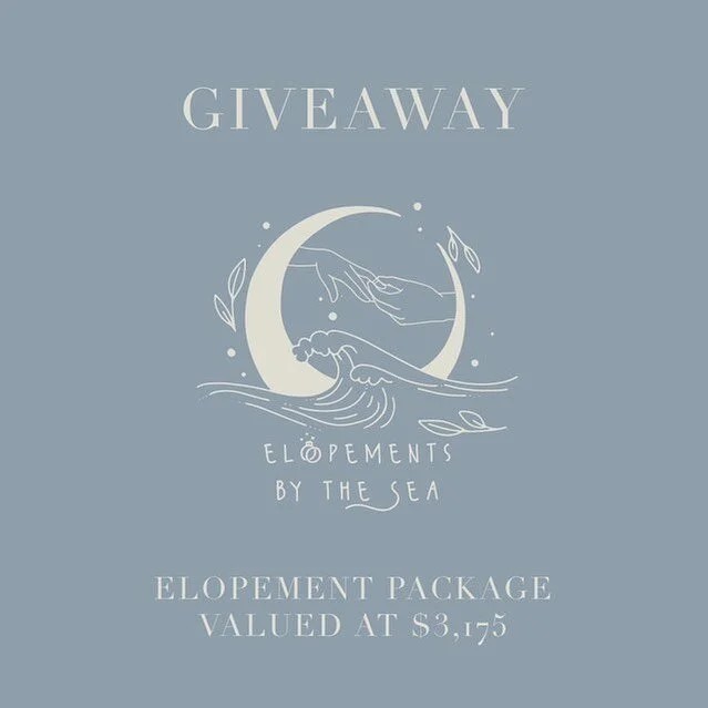 Head to @elopementsbythesea for all of the details on how to win an epic elopement!!!! How much fun would that be 💞