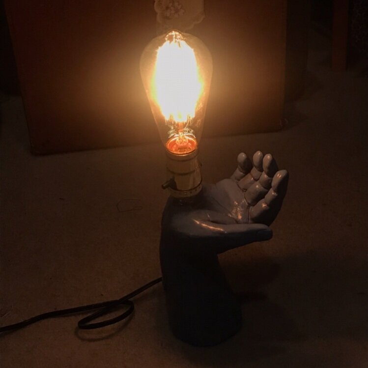 "Cold Apartment" Lamp, 2020
Sandstone Clay, Acrylic Paint, High Gloss Glaze