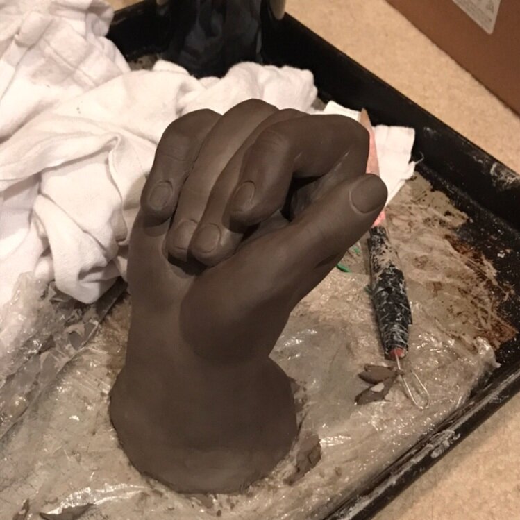 "Gilbert's Fingers," 2020
Sandstone Clay