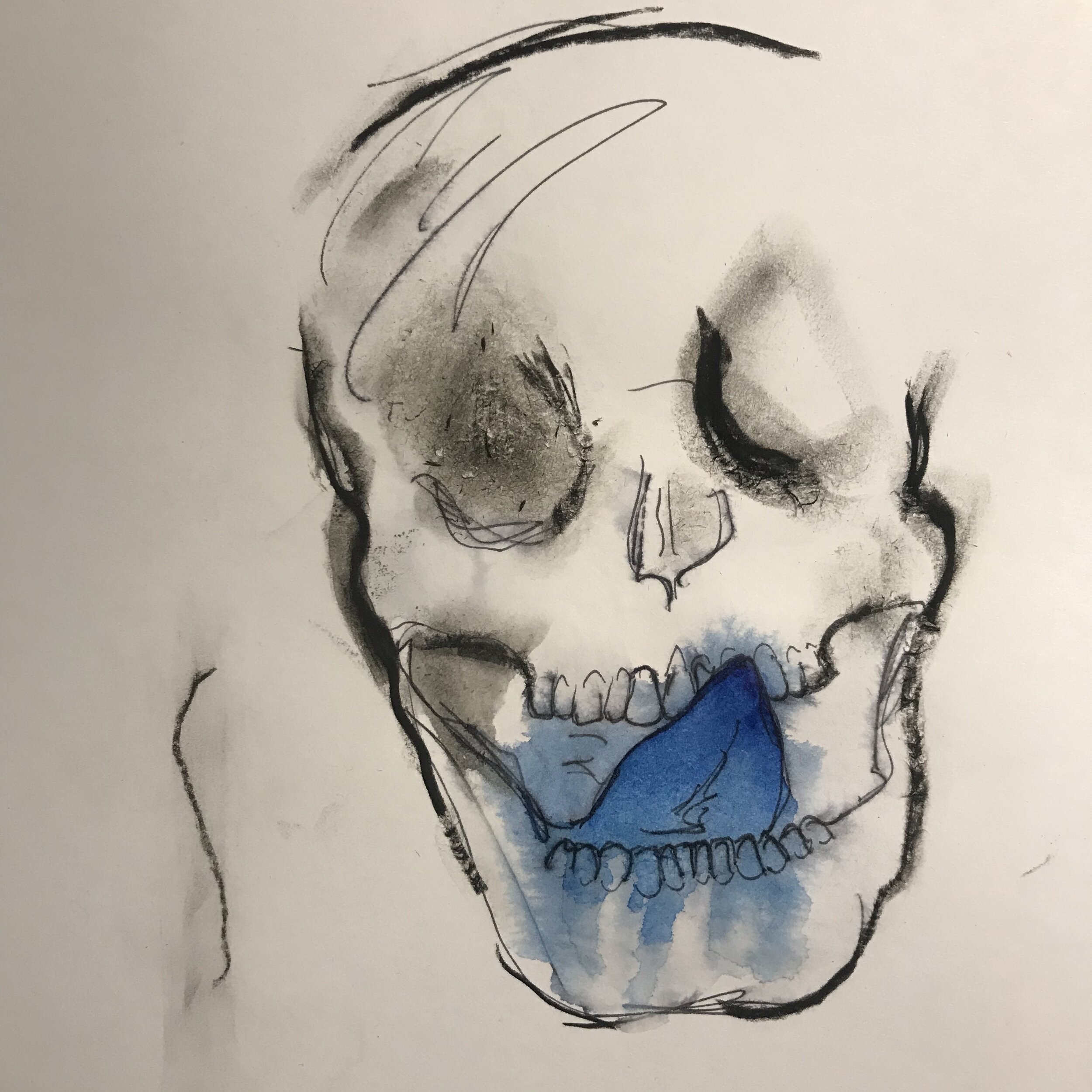 "Blue Raspberry Bones," 2020