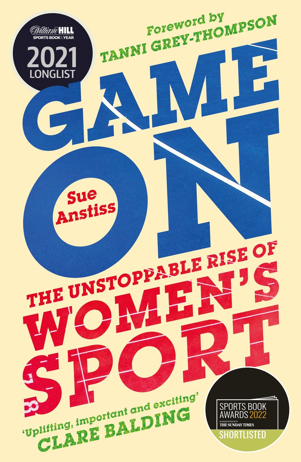 Game On — Sue Anstiss, couverture